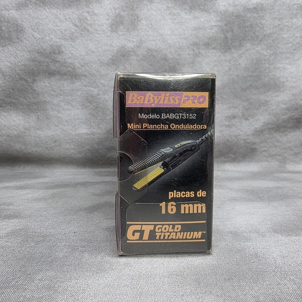 BaByliss Pro GT Gold Titanium Mini Crimping Iron 5/8